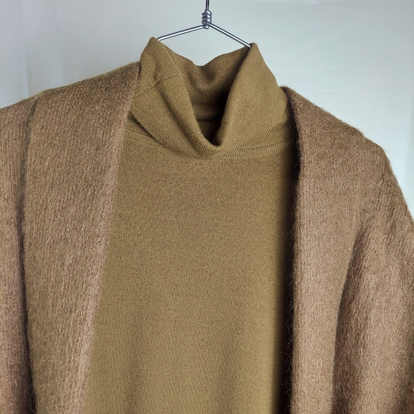 Vintage Wool Green Angora Jacket and Wool Sweater by Andrea Jovine - Picture 2 of 16